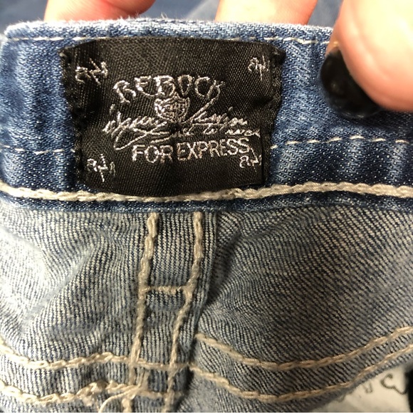 Express Rerock Bootcut Jeans - Picture 8 of 9